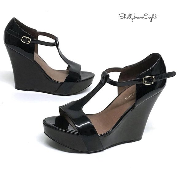 Elizabeth and James Shoes Elizabeth James Hali Wedge Sandals Heels 8